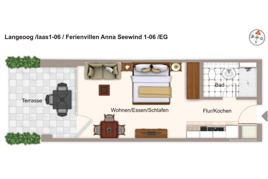 לנגאוג Apartmentvilla Anna See Apartmentvilla Anna See 1-06 מראה חיצוני תמונה